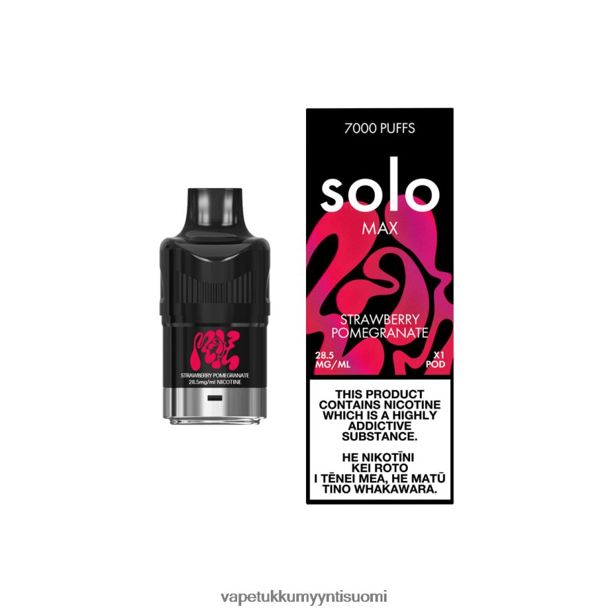 Vape Wholesale Helsinki - Solo MAX pod mansikka granaattiomena R00B4D84