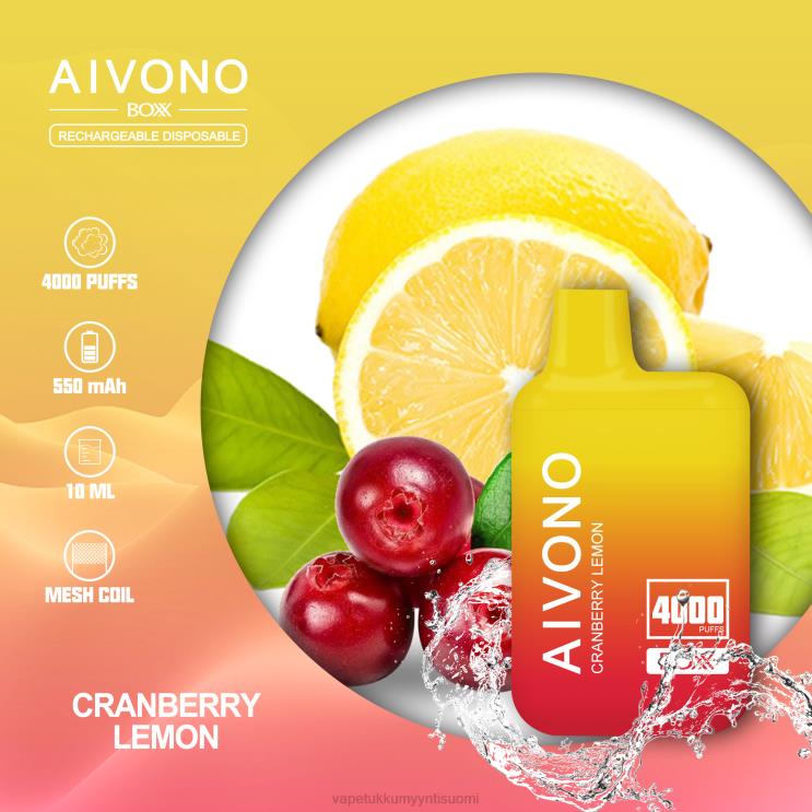 E Liquid Wholesale - Aivono AIM BOXX 4000 karpalo sitruuna 2R4J2218