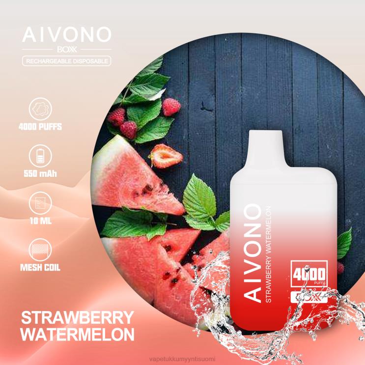 Vape Wholesale Online - Aivono AIM BOXX 4000 mansikka vesimeloni 2R4J2214