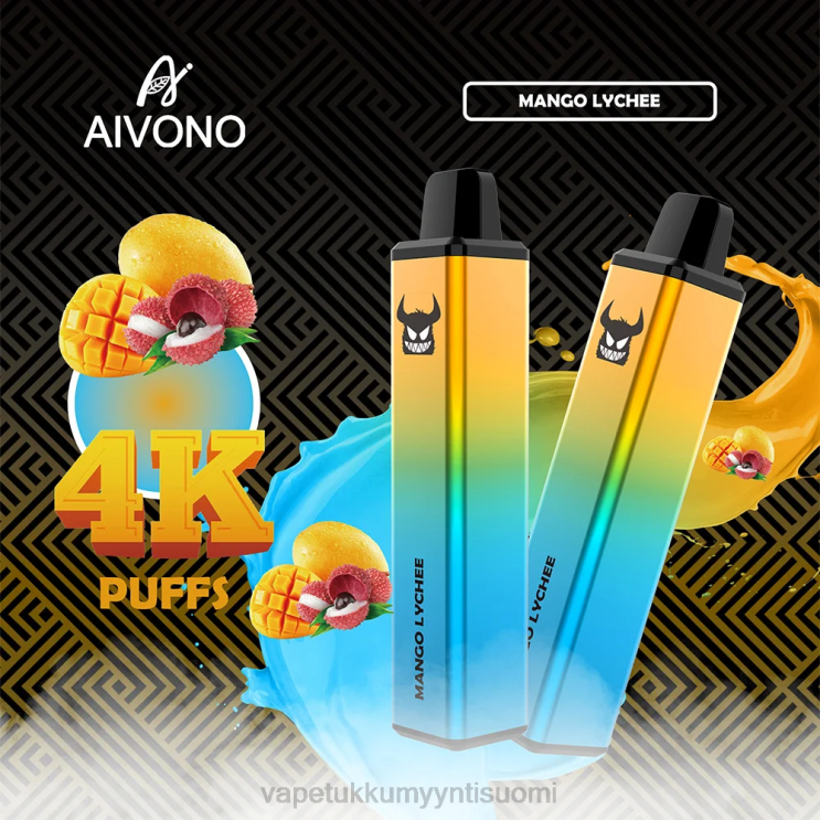 Vape Tukkumyynti Suomi - Aivono AIM FREAK 4000 mango litsi 2R4J2262