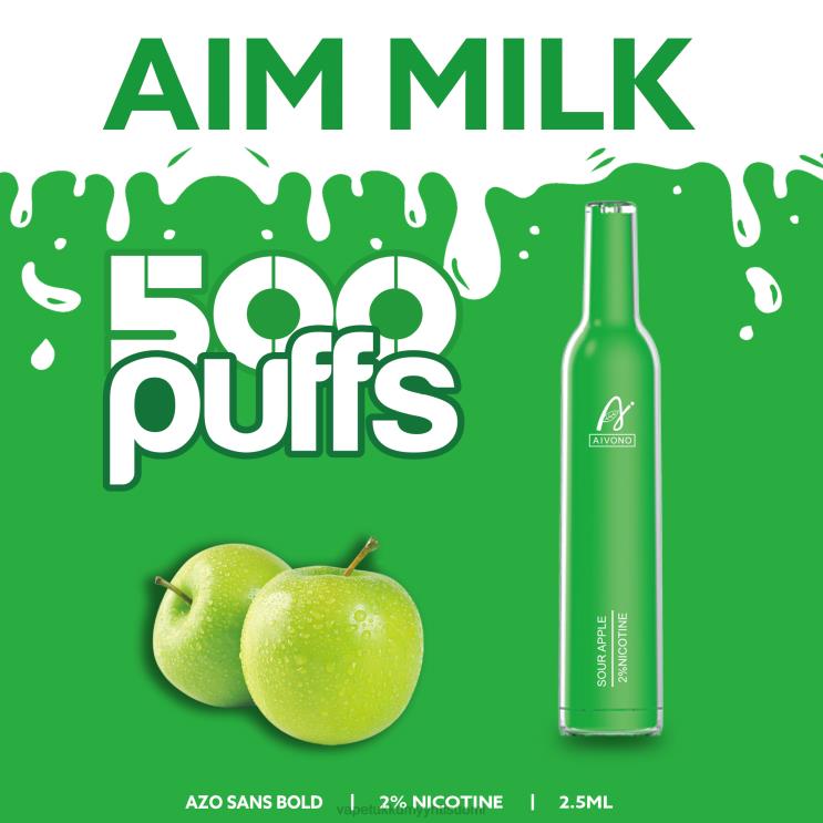 Vape Juice Wholesale - Aivono AIM MILK 500 hapan omena 2R4J2267