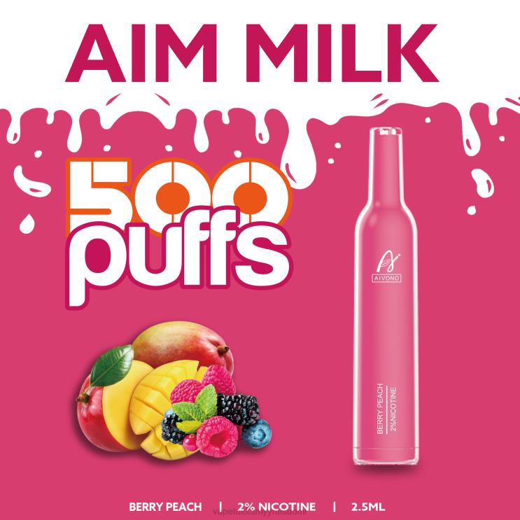 Vape Wholesale Helsinki - Aivono AIM MILK 500 marja persikka 2R4J2273