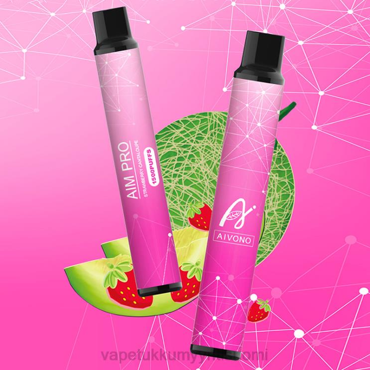 Vape Wholesale Suomi - Aivono AIM PRO 1500 mansikka cantaloupe 2R4J2161