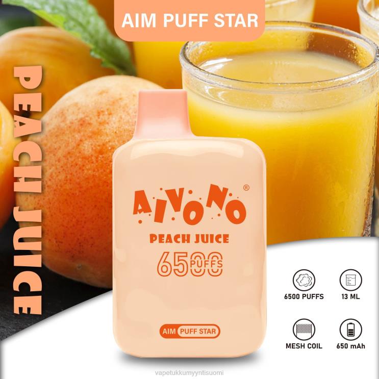 Vape Coil Wholesale - Aivono AIM PUFF STAR 6500 persikkamehu 2R4J2289