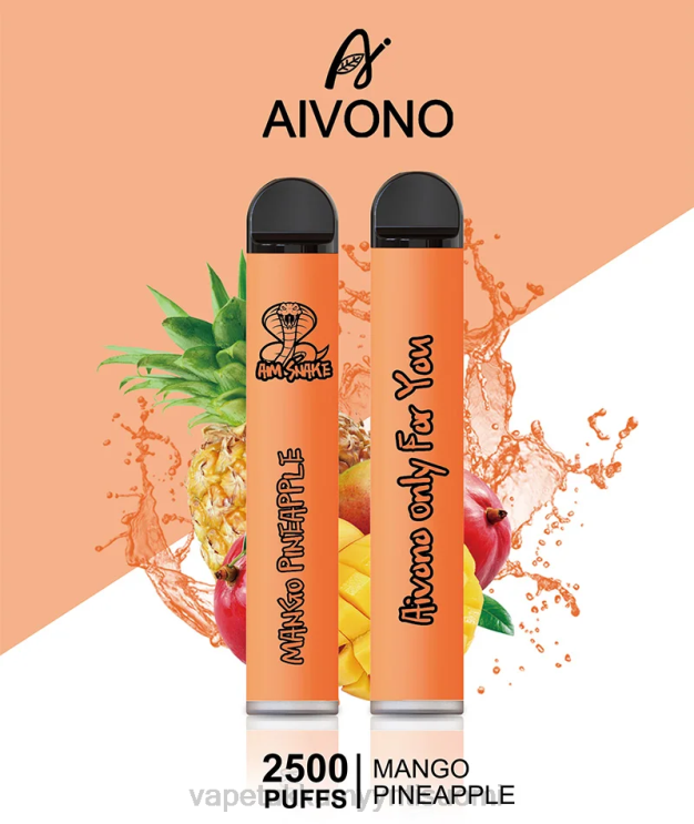 Höyrystää Vape - Aivono AIM SNAKE 2500 mango ananas 2R4J2310