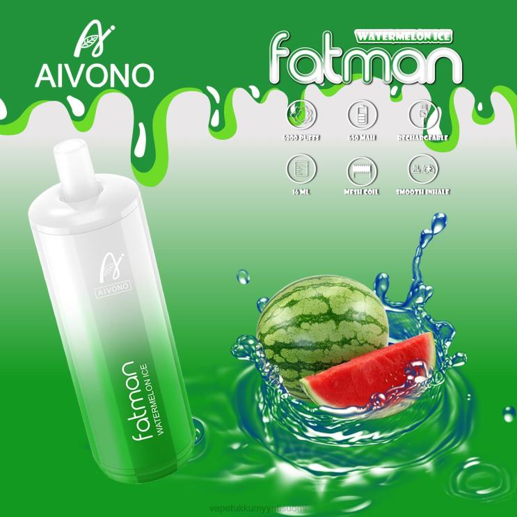 E Liquid Wholesale - Aivono FATMAN 6800 vesimeloni jäätä 2R4J228