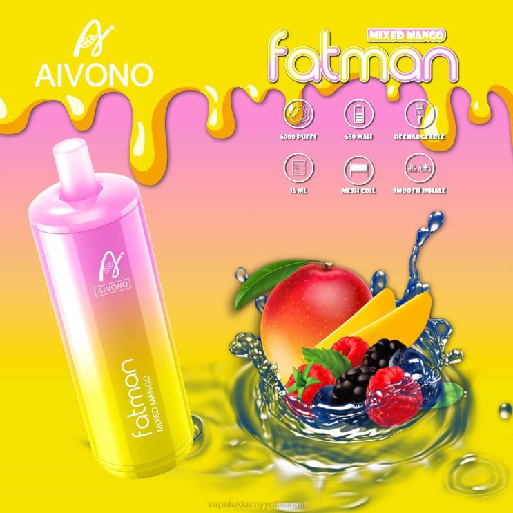 Vape Juice Bottles Wholesale - Aivono FATMAN 6800 sekoitettu mango 2R4J226