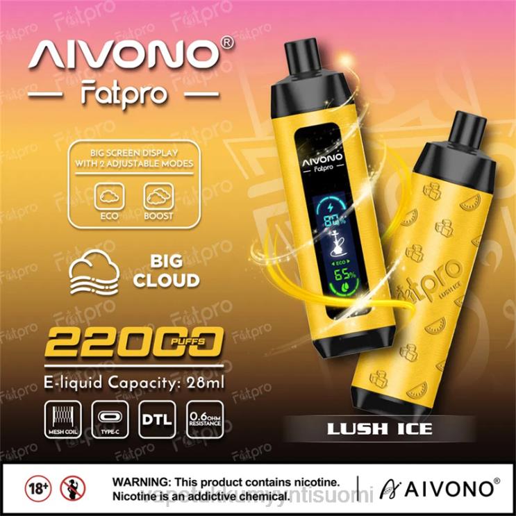 Vape Wholesale Helsinki - Aivono Fatpro 22000 rehevä jää 2R4J23