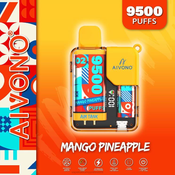 Vape Wholesale Online - Aivono AIM TANK 9500 mango ananas 2R4J234