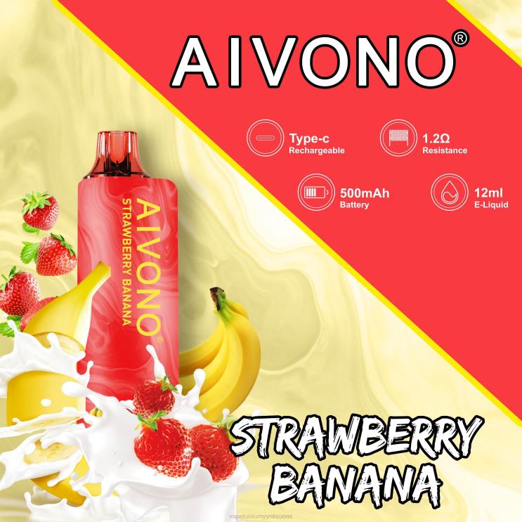 Vape Juice Wholesale - Aivono AIM GUN 7000 mansikka banaani 2R4J2107