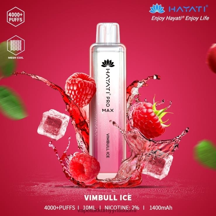 höyrystää vape 662RF180 vimbull jää Hayati Pro Max 4000