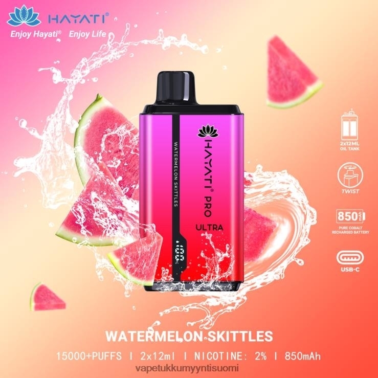 höyrystää vape 662RF220 vesimeloni keilarit Hayati Pro Ultra