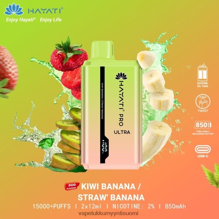 vape juice wholesale 662RF227 kiivi-banaani/mansikkabanaani Hayati Pro Ultra