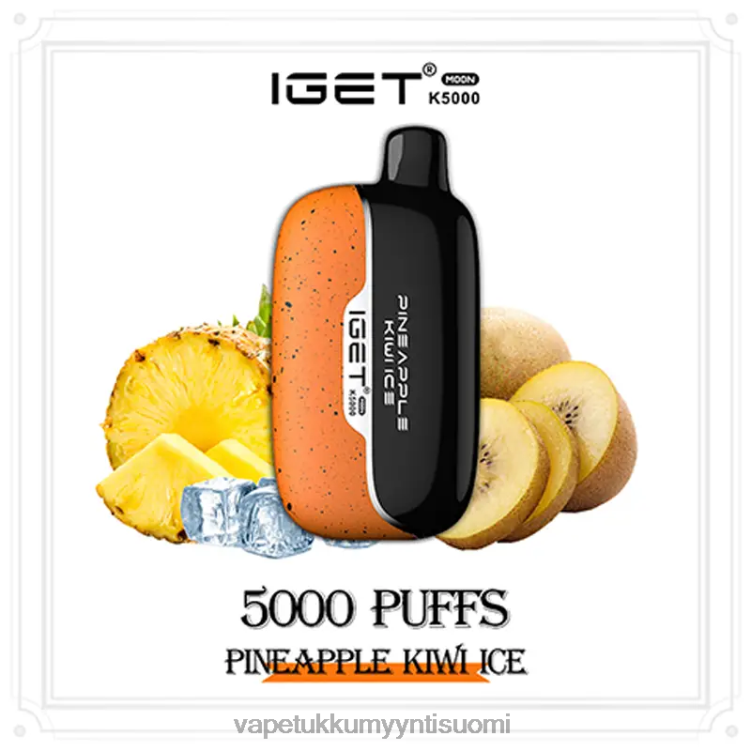 IGET Moon k5000 ananas kiivijäätä T44R414 - Vape Wholesale Online