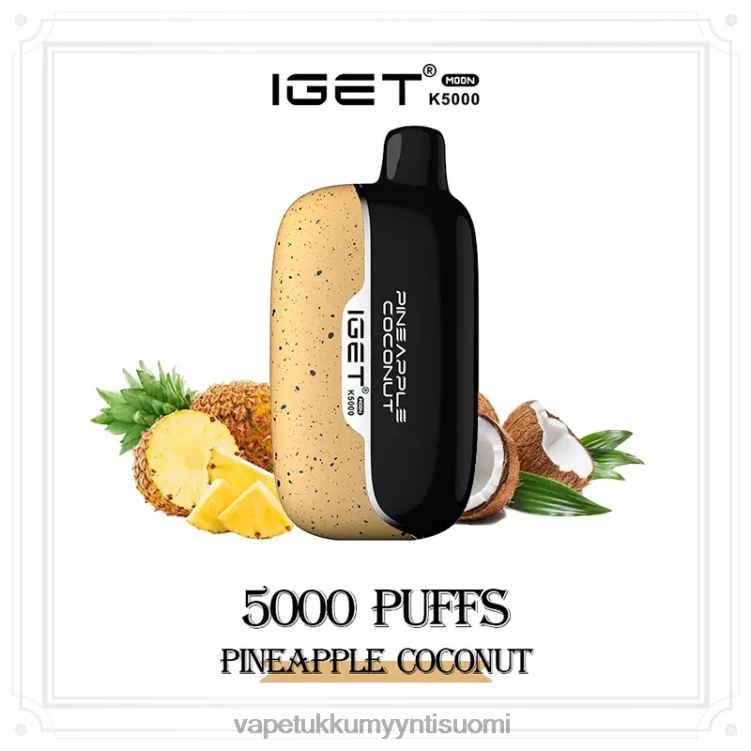 IGET Moon k5000 ananas kookos T44R416 - Vape Juice Bottles Wholesale