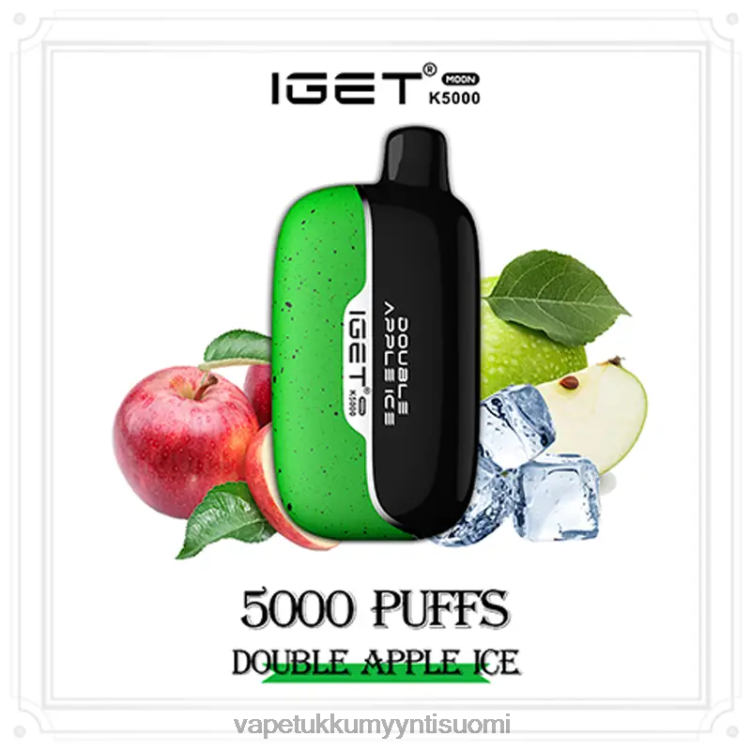 IGET Moon k5000 kaksinkertainen omenajää T44R419 - Vape Coil Wholesale