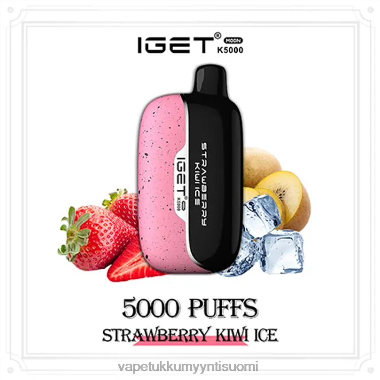 IGET Moon k5000 mansikka kiivijäätä T44R418 - E Liquid Wholesale