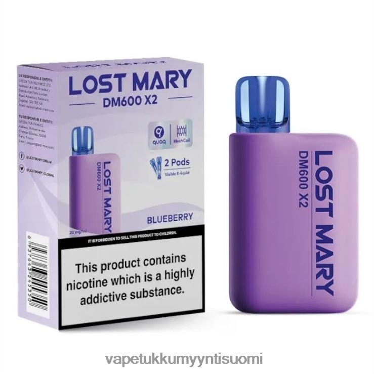 vape juice wholesale 662RF467 mustikka LOST MARY DM600 X2