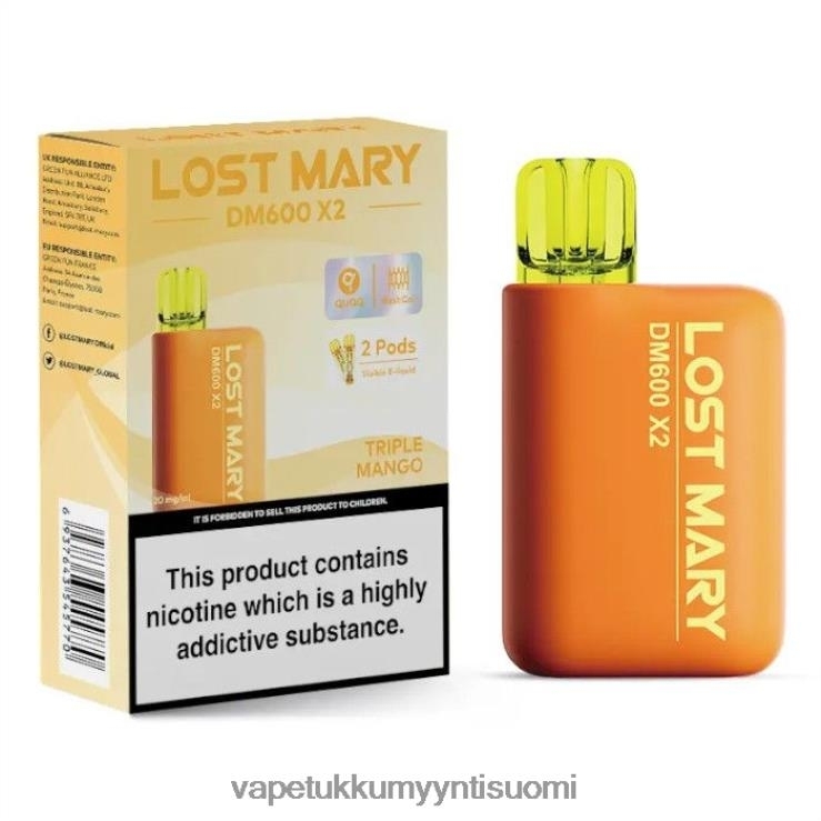 vape wholesale suomi 662RF481 kolminkertainen mango LOST MARY DM600 X2