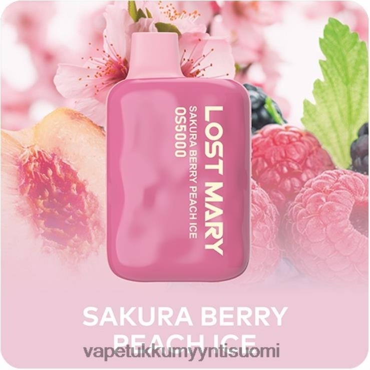 vape juice wholesale 662RF497 sakura marja persikkajää LOST MARY OS5000