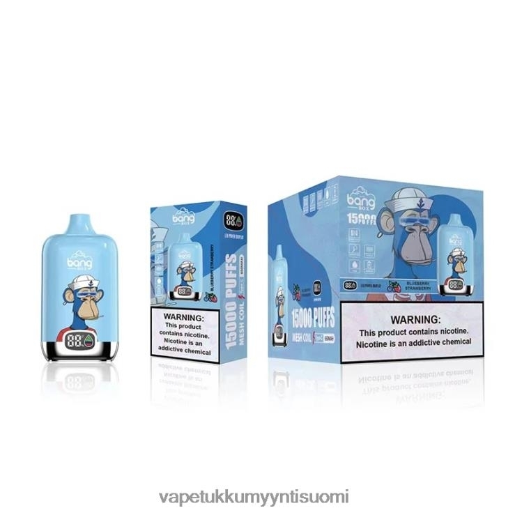 vape tukkumyynti suomi 662RF132 mustikka mansikka Bang Box 15 000