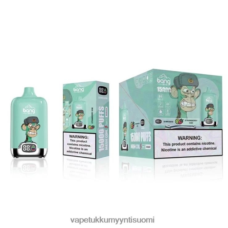 vape wholesale helsinki 662RF133 mansikka kiivi Bang Box 15 000