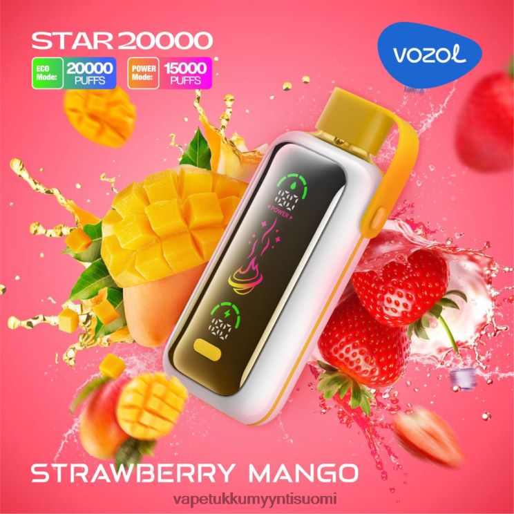 VOZOL STAR 20 000 mansikka mango 828BFJ1 | Vape Wholesale Suomi