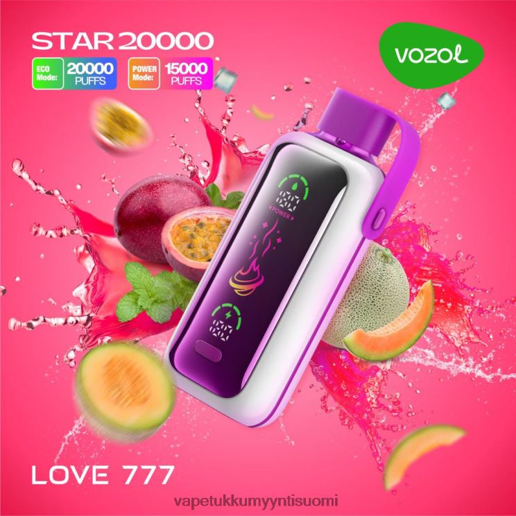 VOZOL STAR 20 000 rakkaus 777 828BFJ12 | Vape Tukkumyynti Suomi