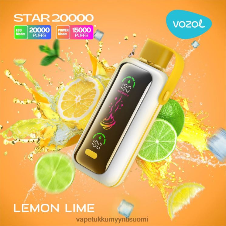 VOZOL STAR 20 000 sitruuna lime 828BFJ11 | Vape Wholesale Suomi