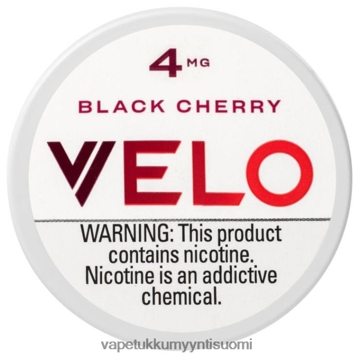 vape juice wholesale 662RF37 musta kirsikka VELO nikotiinipussi 4mg